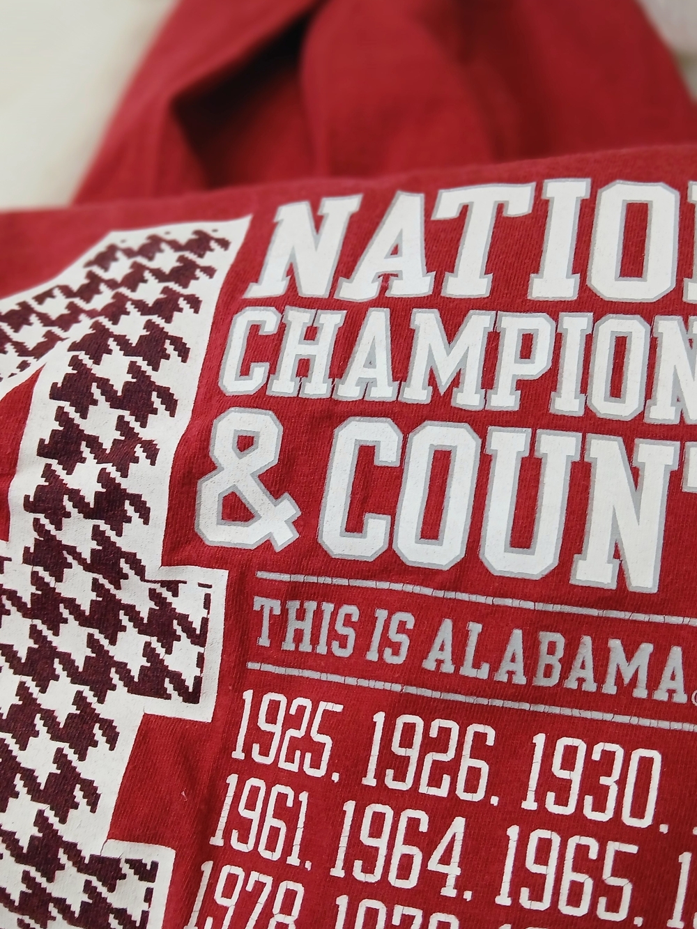 Red 'This Is Alabama' National Champions Graphic Hoodie